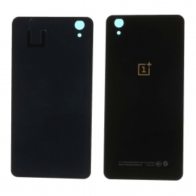 OnePlus X baksida / batterilucka (svart Ceramic) (begagnad grade B, original)