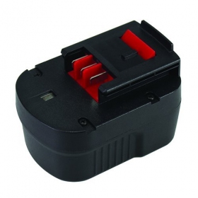 Batteri för verktyg BLACK&DECKER A1712, 12V, 3.0Ah, Ni-MH