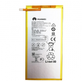 Huawei MediaPad T3 8.0 / T3 10 / T1 8.0 / T1 10 / M1 8.0 / M2 8.0 (HB3080G1EBW / HB3080G1EBC) batteri / ackumulator (4800mAh) (service pack) (original)
