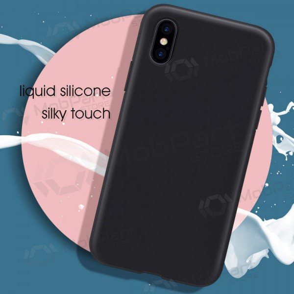 Apple iPhone 12 mini fodral - Liquid Silicone 1.5mm (svart)
