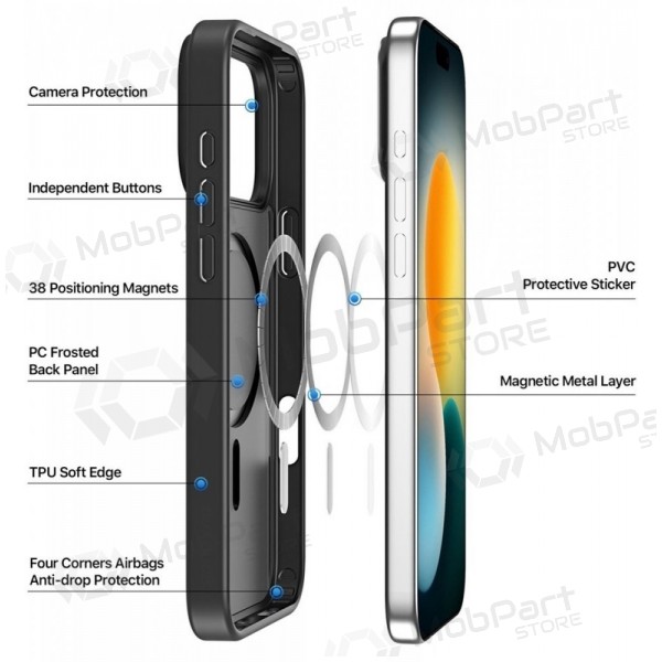 Apple iPhone 17 Pro Max, 18 Pro Max fodral - Dux Ducis Yind (svart)