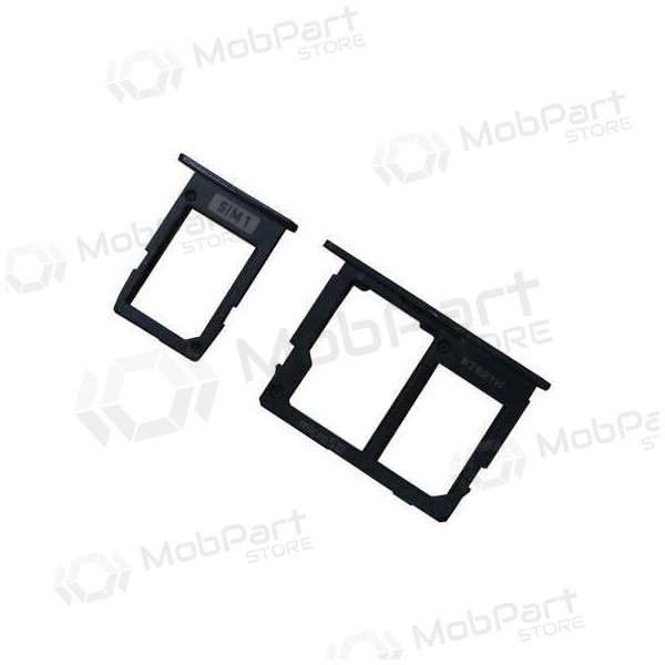 Samsung J600 Galaxy J6 2018 SIM korthållare (2st) (svart)