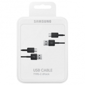 USB kabel Samsung EP-DG930 Type-C 1.5m 2st. (svart) (OEM)