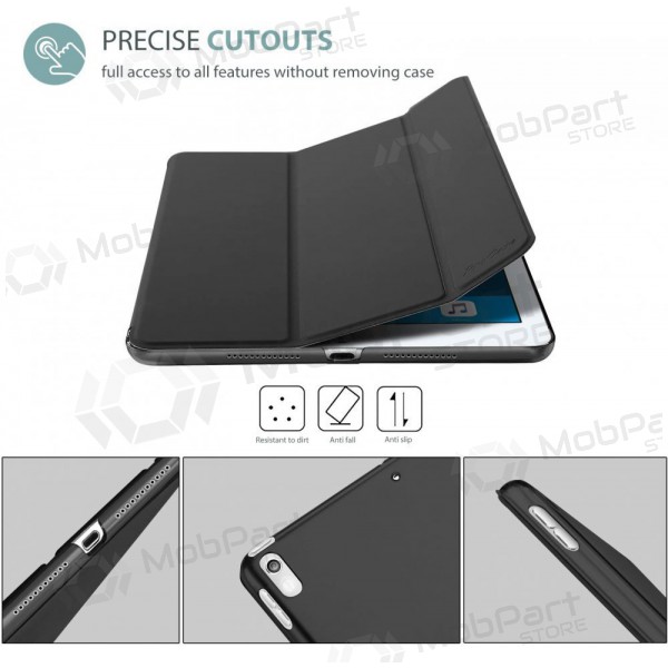 Apple iPad 10.2 (2019, 2020) mobilskal / fodral "Smart Soft" (svart) Apple iPad 10.2 (2019, 2020) mobilskal / fodral "Smart Soft" (svart)