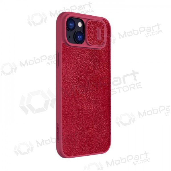 Apple iPhone 14 fodral -Nillkin Leather- (röd)