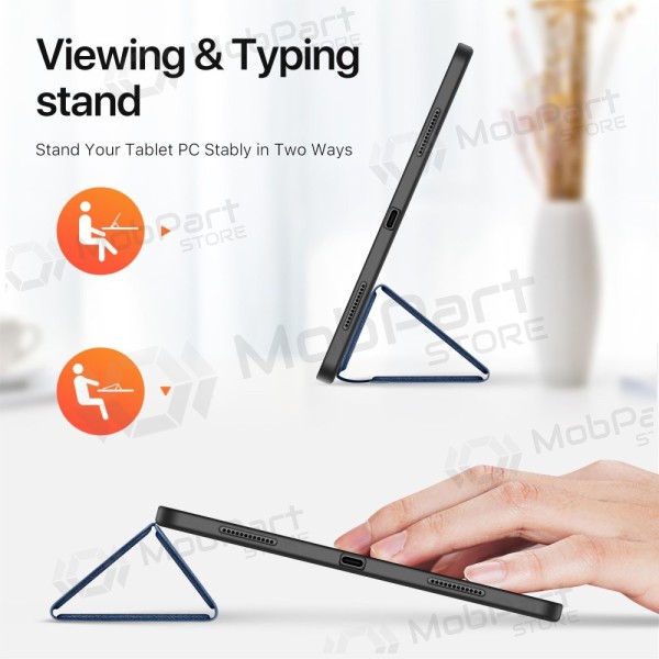 Apple iPad Air 13 (2024, 2025, 2026) fodral - Dux Ducis Domo (svart)