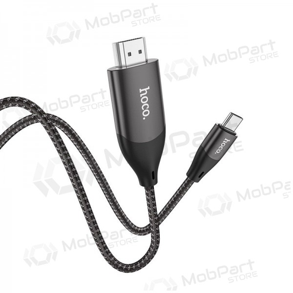 Kabel Hoco UA16 Type-C to HDMI 2.0m grå