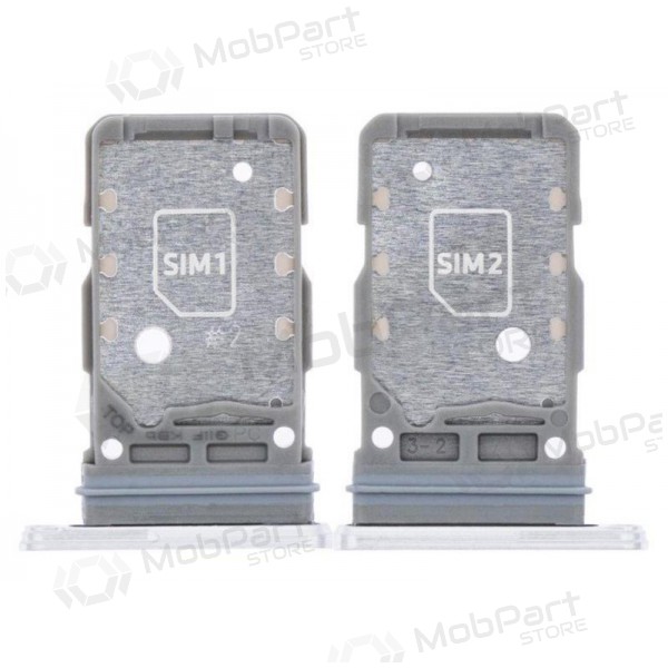 Samsung G991B Galaxy S21 5G SIM korthållare (vit)