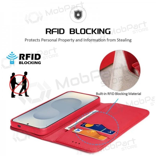 Samsung Galaxy S25 Edge fodral - Dux Ducis Hivo (röd)