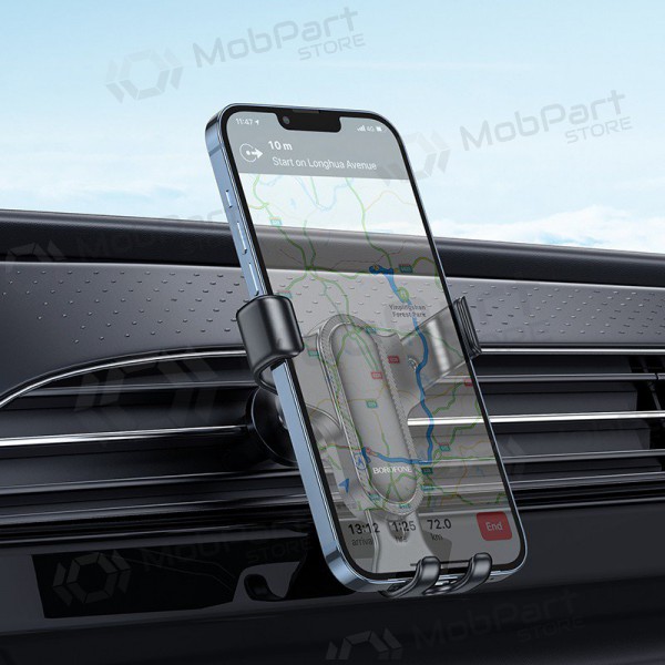 Automobilinis Universell telefono laikiklis Borofone BH74 tvirtinamas ant ventiliacijos grotelių, svart