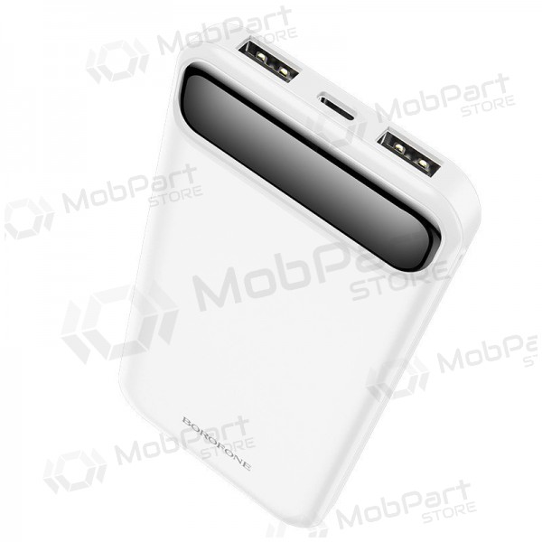 Powerbank Power Bank Borofone BJ14 Type-C microUSB 2*USB (2A) 10000mAh vit Powerbank Power Bank Borofone BJ14 Type-C microUSB 2*USB (2A) 10000mAh vit