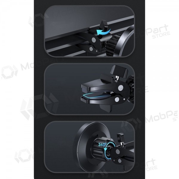 Laddare-laikiklis magnetinis automobilinis Joyroom JR-ZS240 MagSafe 15W svart