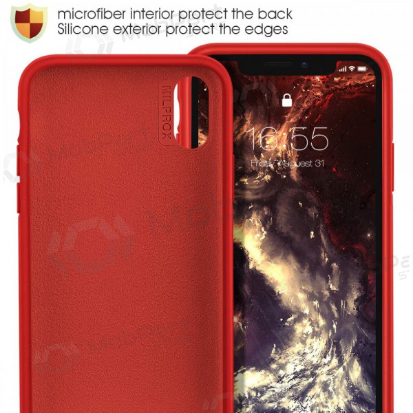 Apple iPhone 6 / 6S fodral - Liquid Silicone - 1.5mm (röd)