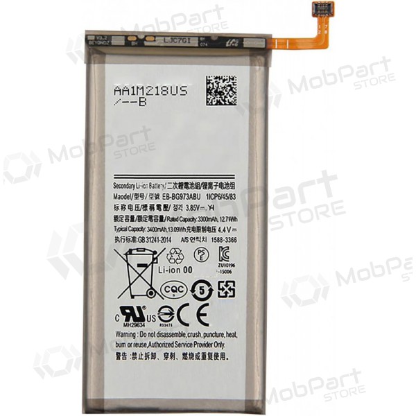Samsung Galaxy S10 batteri, akumuliatorius (EB-BG973ABU) Samsung Galaxy S10 batteri, akumuliatorius (EB-BG973ABU)