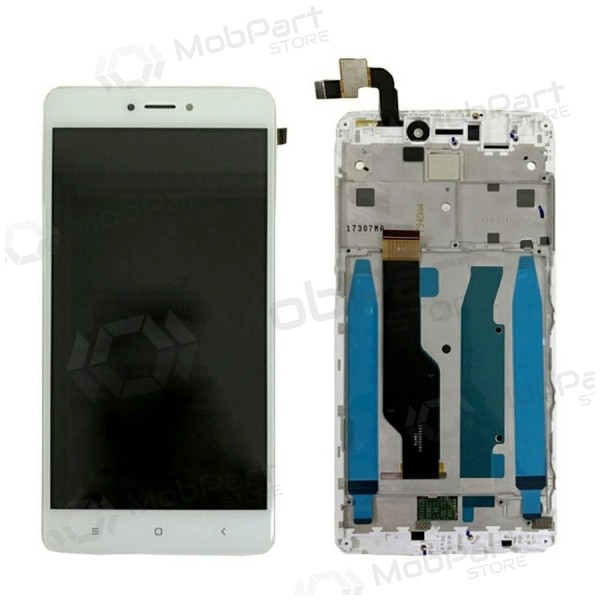 Xiaomi Redmi Note 4X (BV055FHM-N00-1909-R1.0) skärm (med ram) (vit) Xiaomi Redmi Note 4X (BV055FHM-N00-1909-R1.0) skärm (med ram) (vit)