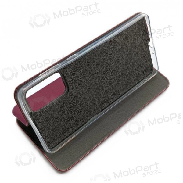 Samsung S906 Galaxy S22 Plus 5G fodral -Book Elegance- (bordeaux)