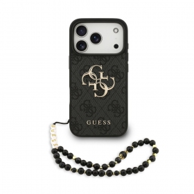 Apple iPhone 17 Pro fodral - Guess PU 4G Metal Logo Strap