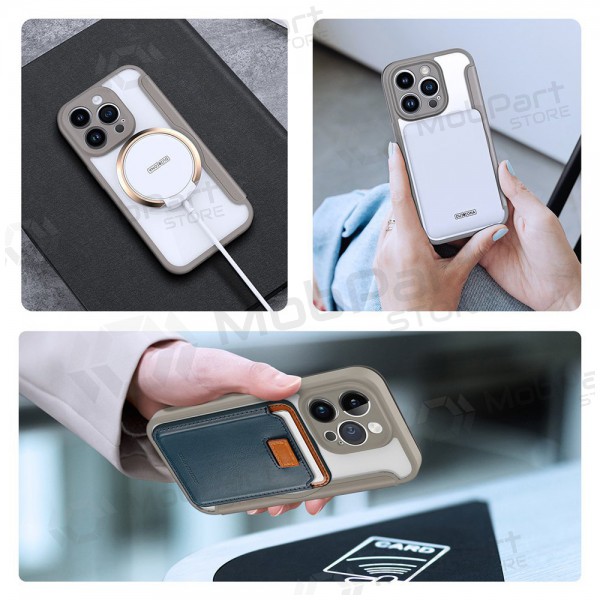 Apple iPhone 13 / 14 fodral -Dux Ducis Skin X Pro- (brun)