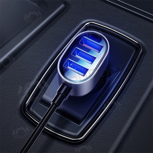 Laddare automobilinis Joyroom JR-CL03 5xUSB 6.2A (svart)