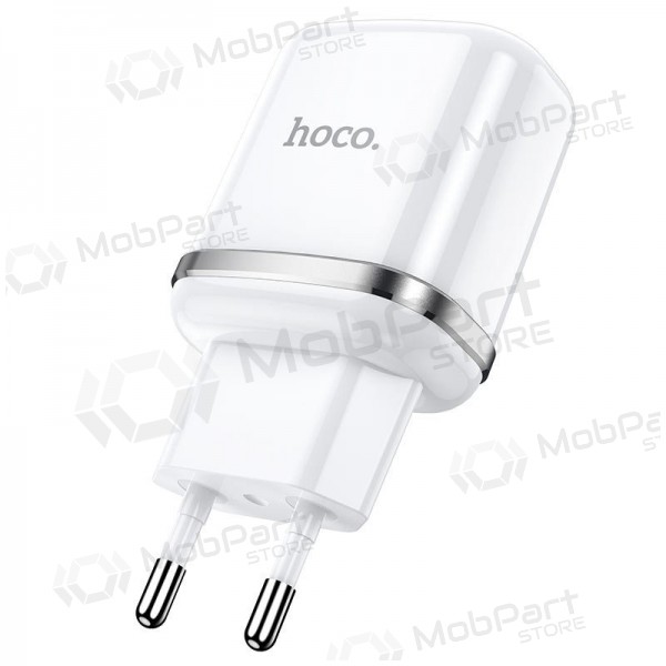 Laddare Hoco N4 med 2 USB-portar (2.4A) (vit)