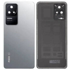 Xiaomi Poco F4 baksida / batterilucka (silver) (original) (service pack)