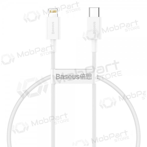 Kabel Baseus Superior Type-C - Lightning PD 20W 0.25m (vit) CATLYS-02