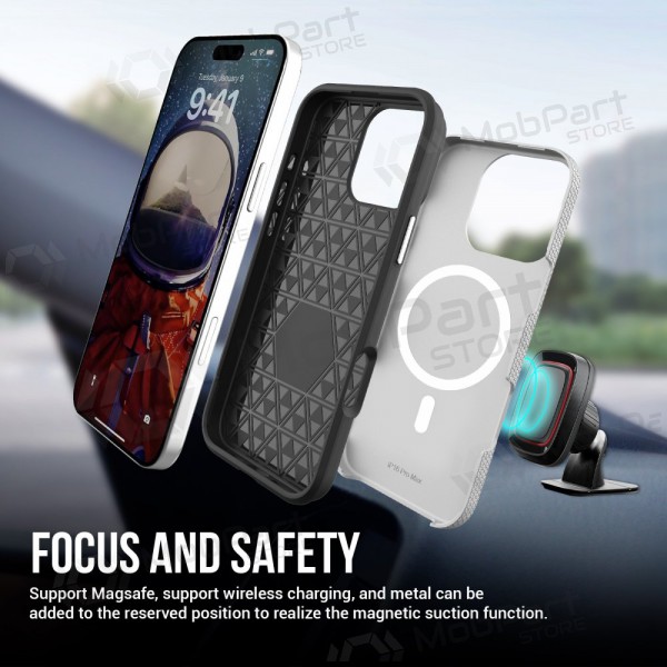 Mobilskal / fodral Perfectionists Triangle Mag Case Apple iPhone 13 Pro silver Mobilskal / fodral Perfectionists Triangle Mag Case Apple iPhone 13 Pro silver