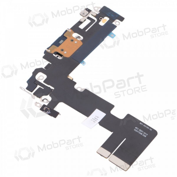 Apple iPhone 13 laddningsport och mikrofonkontakt (svart)