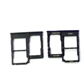 Samsung A405 Galaxy A40 2019 SIM korthållare (svart)