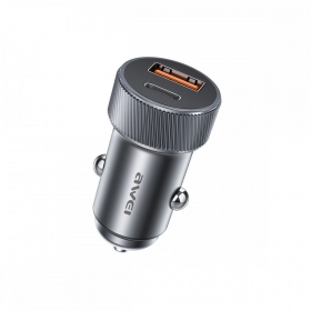 Billaddare Awei C-857 33W USB-C/USB-A svart