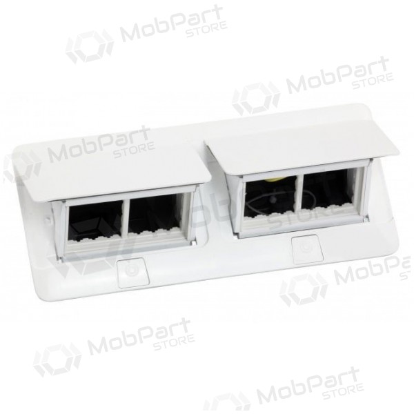 Įleidžiama modulinė dėžutė 2x4 mod. Legrand 654004 (metalinė, vit)