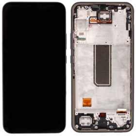 Samsung Galaxy A34 skärm (Graphite) (med ram) (OLED)