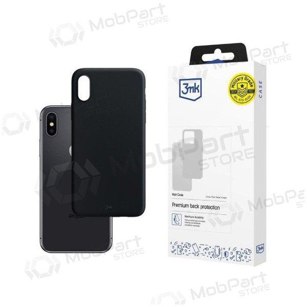 Fodral, skal 3mk Matt Case Samsung S721 S24 FE svart Fodral, skal 3mk Matt Case Samsung S721 S24 FE svart