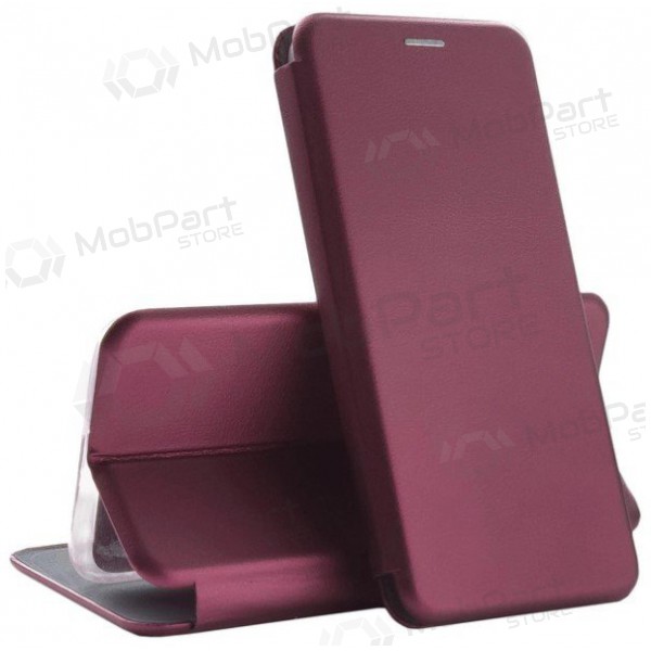 Samsung S906 Galaxy S22 Plus 5G fodral -Book Elegance- (bordeaux)