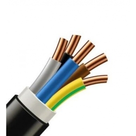 CYKY 5x10 mm2 kraftkabel (1 m)