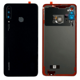 Huawei P30 Lite / P30 Lite New Edition 2020 baksida / batterilucka 48MP (Midnight Black) (service pack) (original)