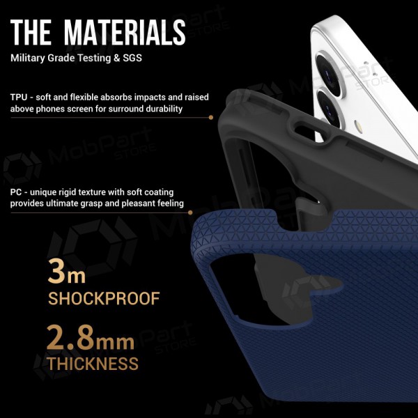 Mobilskal / fodral Perfectionists Triangle Case Samsung S908 S22 Ultra 5G mörkblå Mobilskal / fodral Perfectionists Triangle Case Samsung S908 S22 Ultra 5G mörkblå