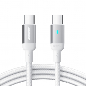 USB kabel Joyroom S-CC100A10 Type-C to Type-C 100W 1.2m vit