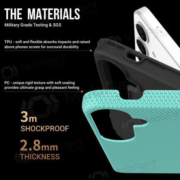 Mobilskal / fodral Perfectionists Triangle Case Samsung S721 S24 FE grön Mobilskal / fodral Perfectionists Triangle Case Samsung S721 S24 FE grön