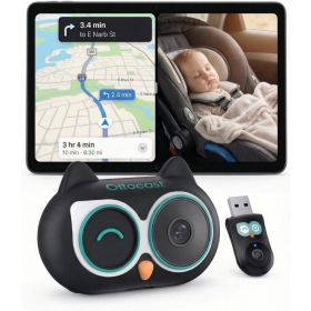 Trådlös CarPlay-adapter Ottocast Cabin Care CA520-T med babyvaktfunktion svart