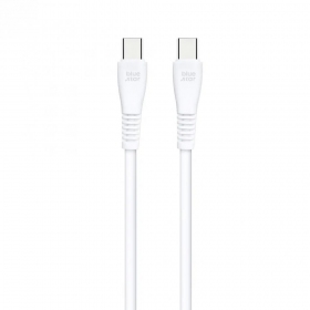 USB-C-kabel Blue Star PJ-DQ1-C USB-C till USB-C 1 m 60 W vit