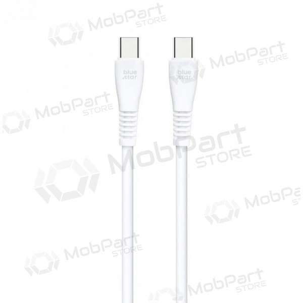 USB-C-kabel Blue Star PJ-DQ1-C USB-C till USB-C 1 m 60 W vit