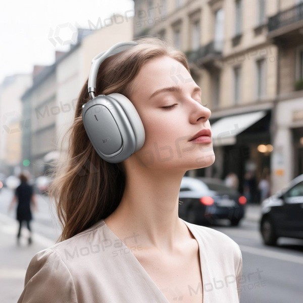 Trådlösa hörlurar med mikrofon Hoco W68 ANC Bluetooth svarta