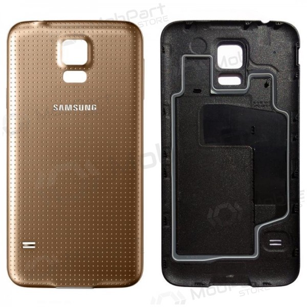Samsung G900F Galaxy S5 baksida / batterilucka (guld) Samsung G900F Galaxy S5 baksida / batterilucka (guld)