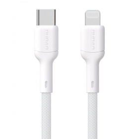 Lightningkabel Dudao L9X USB-C till Lightning 2 m 30 W vit