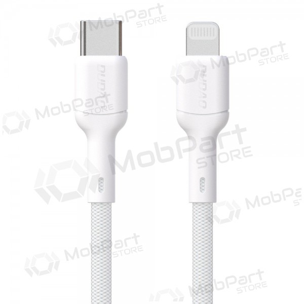 Lightningkabel Dudao L9X USB-C till Lightning 2 m 30 W vit