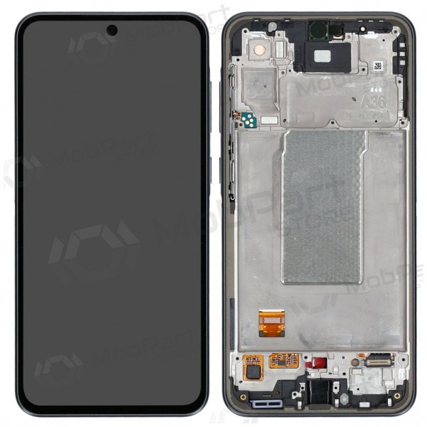 Samsung Galaxy A36 skärm (svart) (med ram) (OLED)