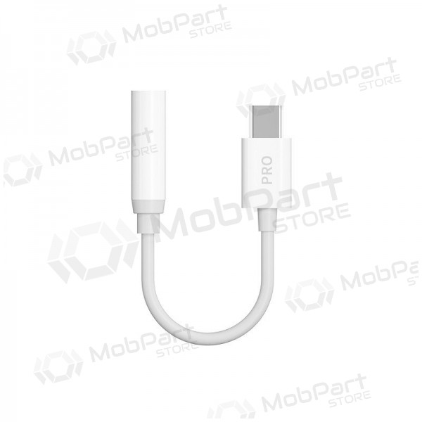 Ljudadapter Dudao L16CPro USB-C till 3.5 mm vit