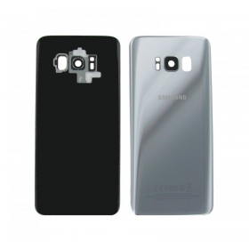 Samsung G955F Galaxy S8 Plus baksida / batterilucka silver (Arctic silver) (begagnad grade A, original)