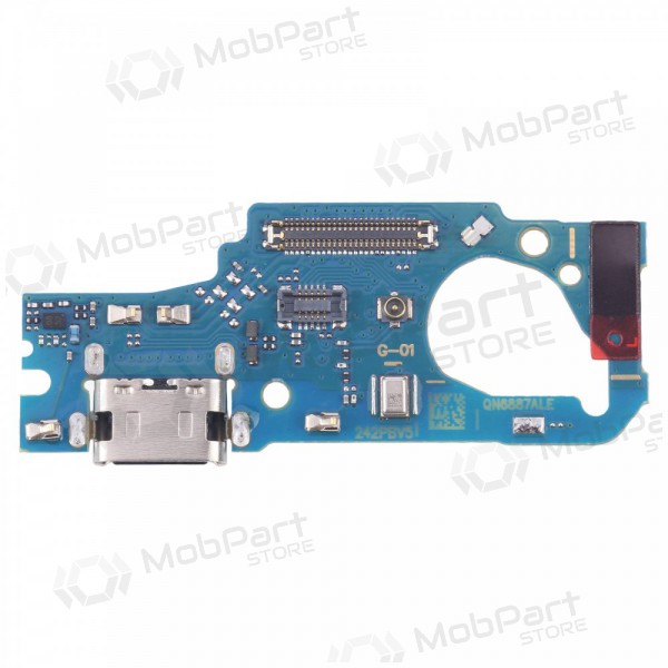 Samsung M556 Galaxy M55 5G laddarkontakt och mikrofon med flex (service pack) (original)